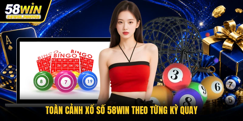 Toàn cảnh xổ số 58WIN theo từng kỳ quay